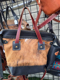 Deluxe leather tote bag