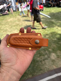Basket weave Folding Knife sheath