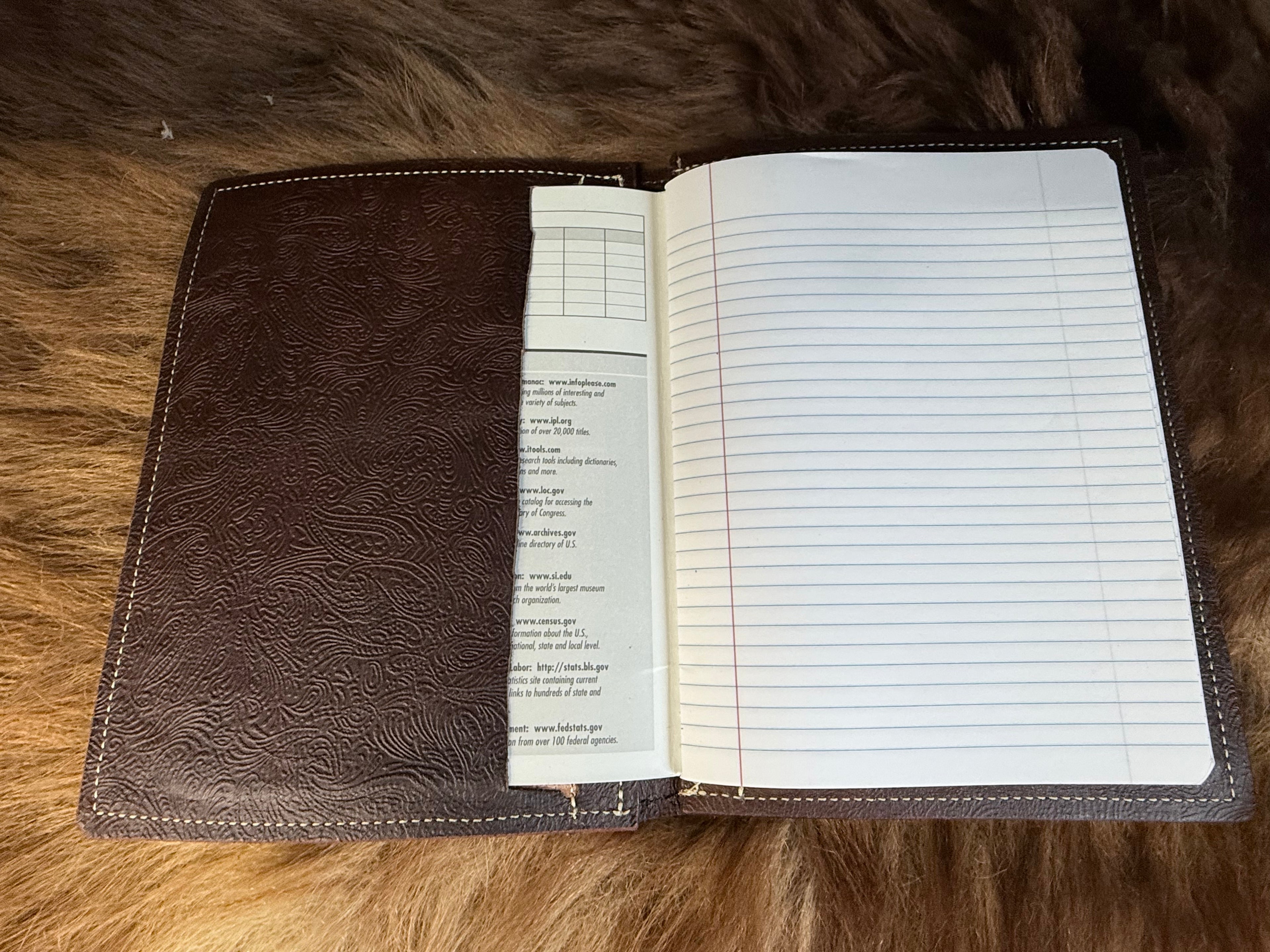 Custom tooled journal cover