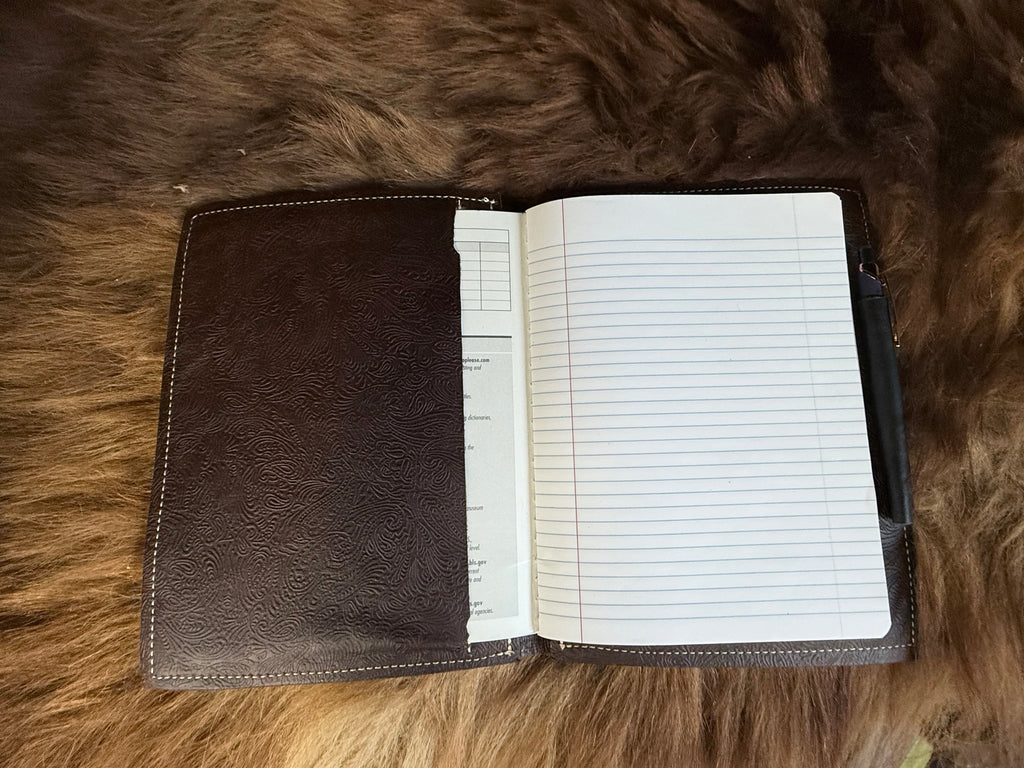 Custom tooled journal cover