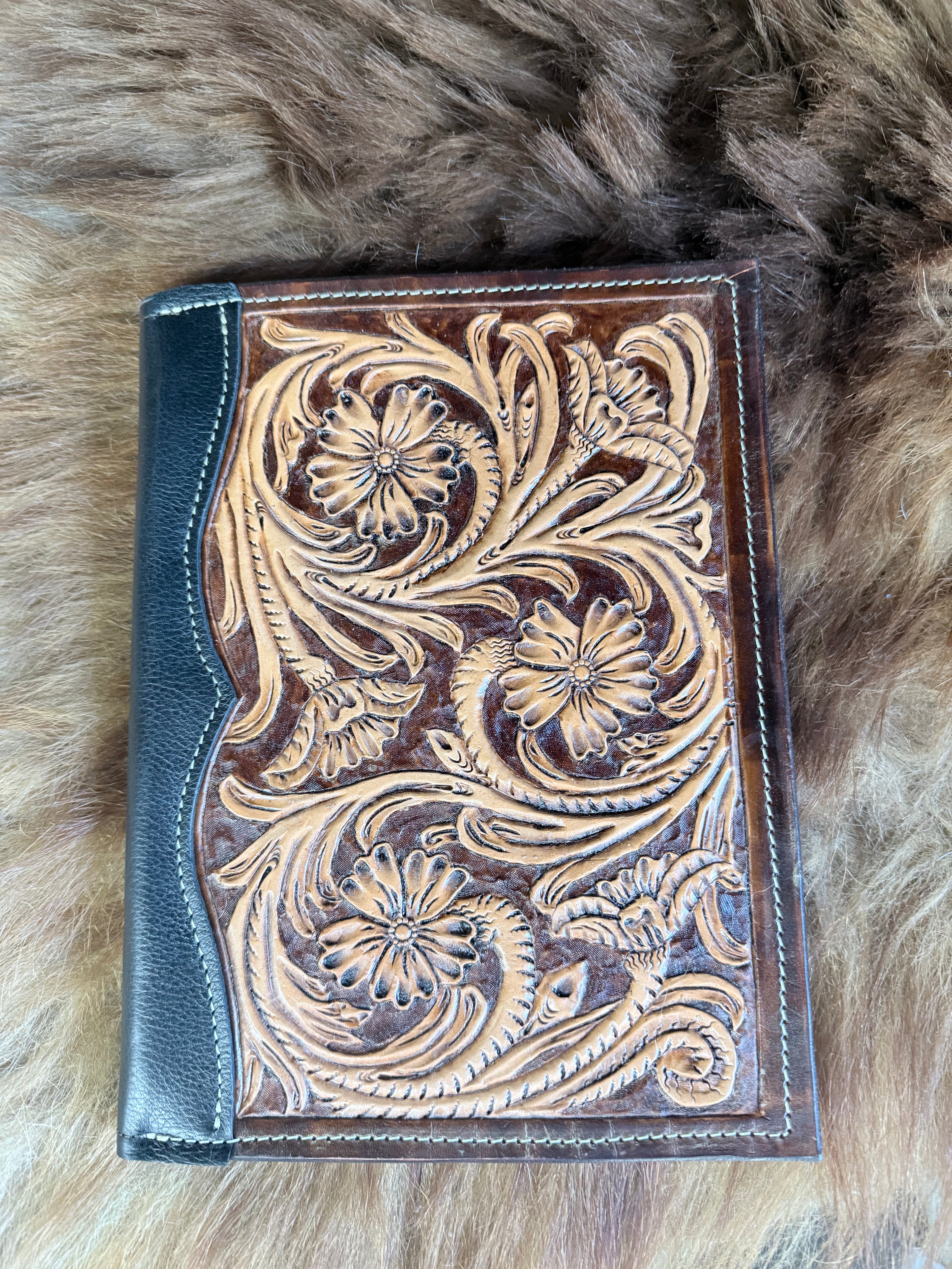 Custom tooled journal cover
