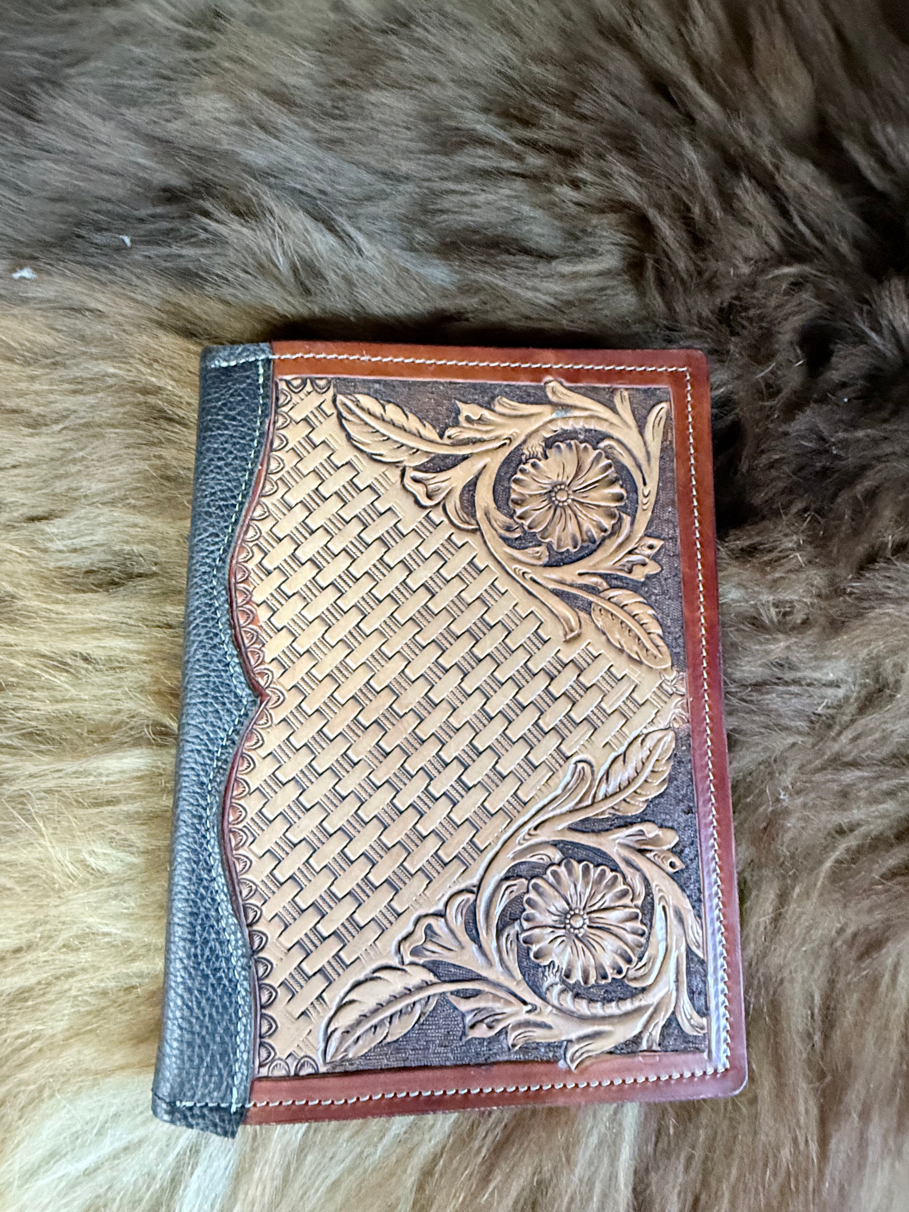 Custom tooled journal cover