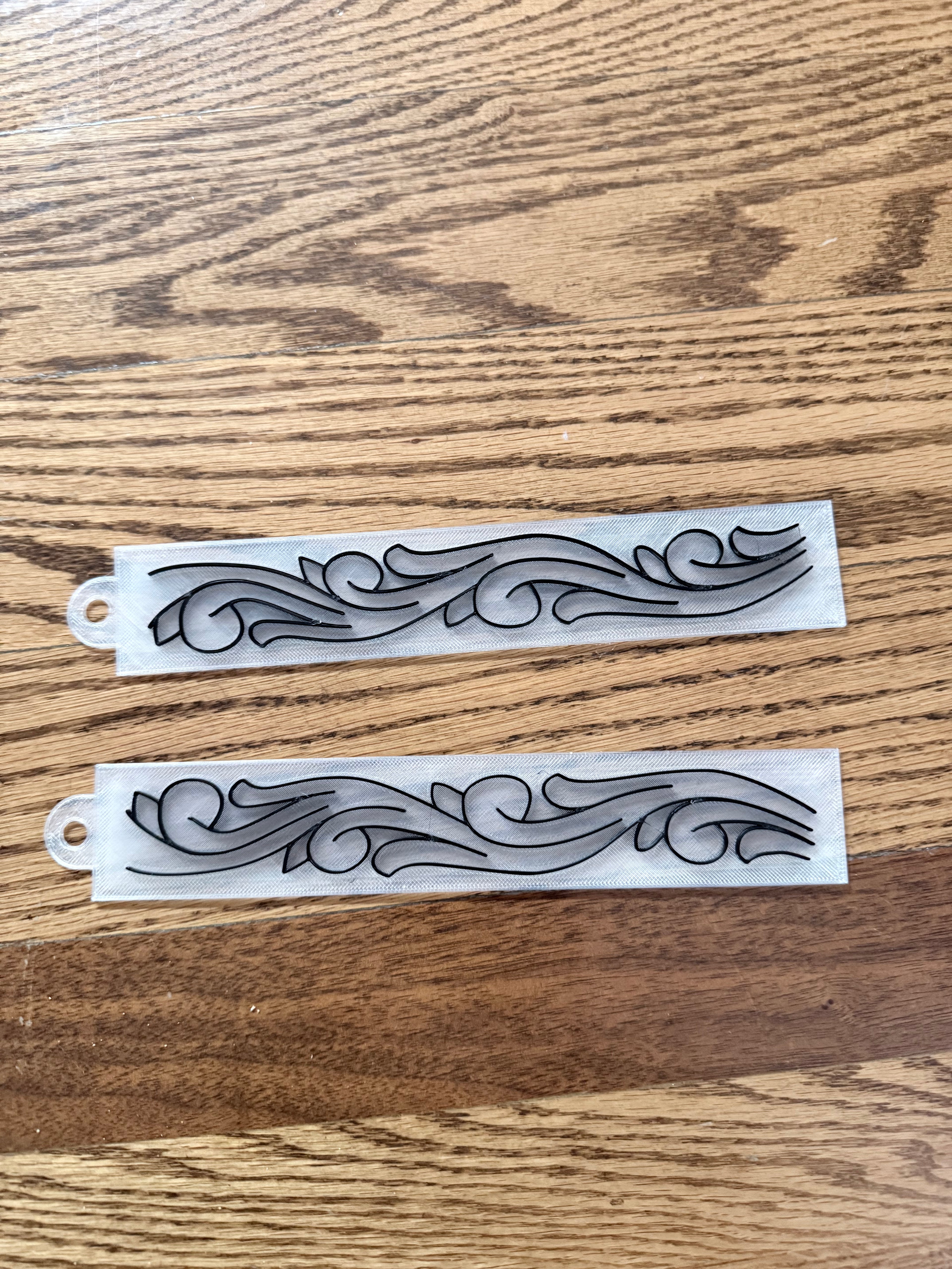 Belt tapoff - 
Vine pattern